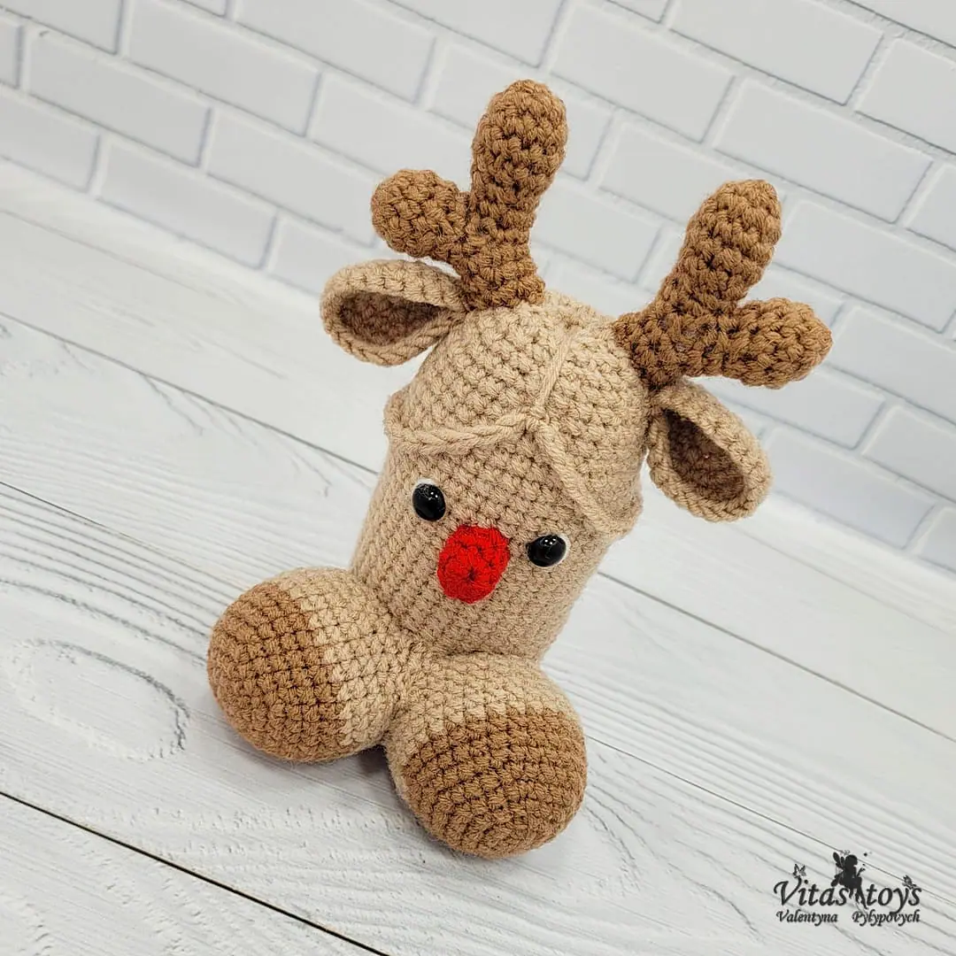Amigurumi toy pattern Funny Penis Reindeer crochet toy 4 Sexy fruits