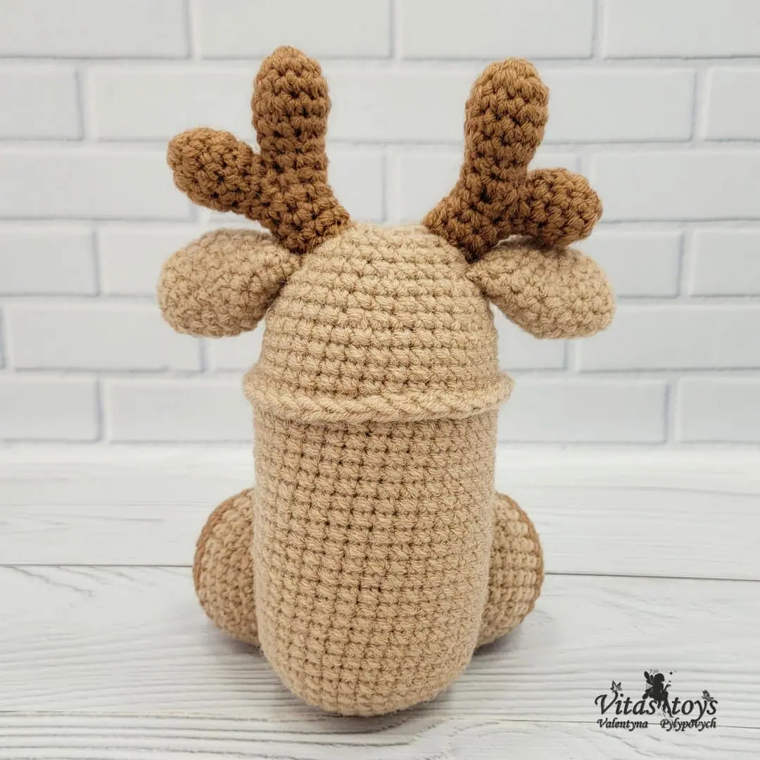 Amigurumi toy pattern Funny Penis Reindeer crochet toy 8 Penis Toy Crochet