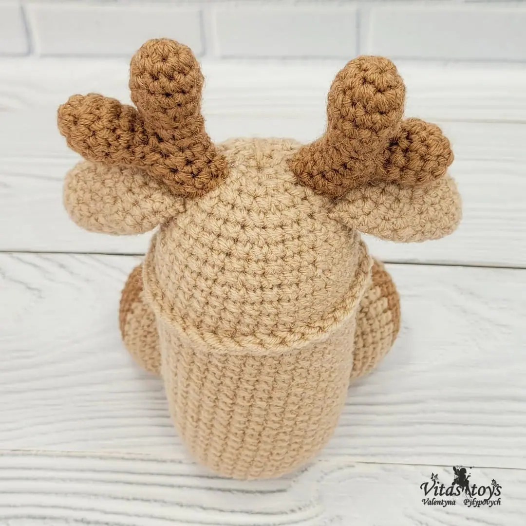 Amigurumi toy pattern Funny Penis Reindeer crochet toy 6 crochet Sexy dick