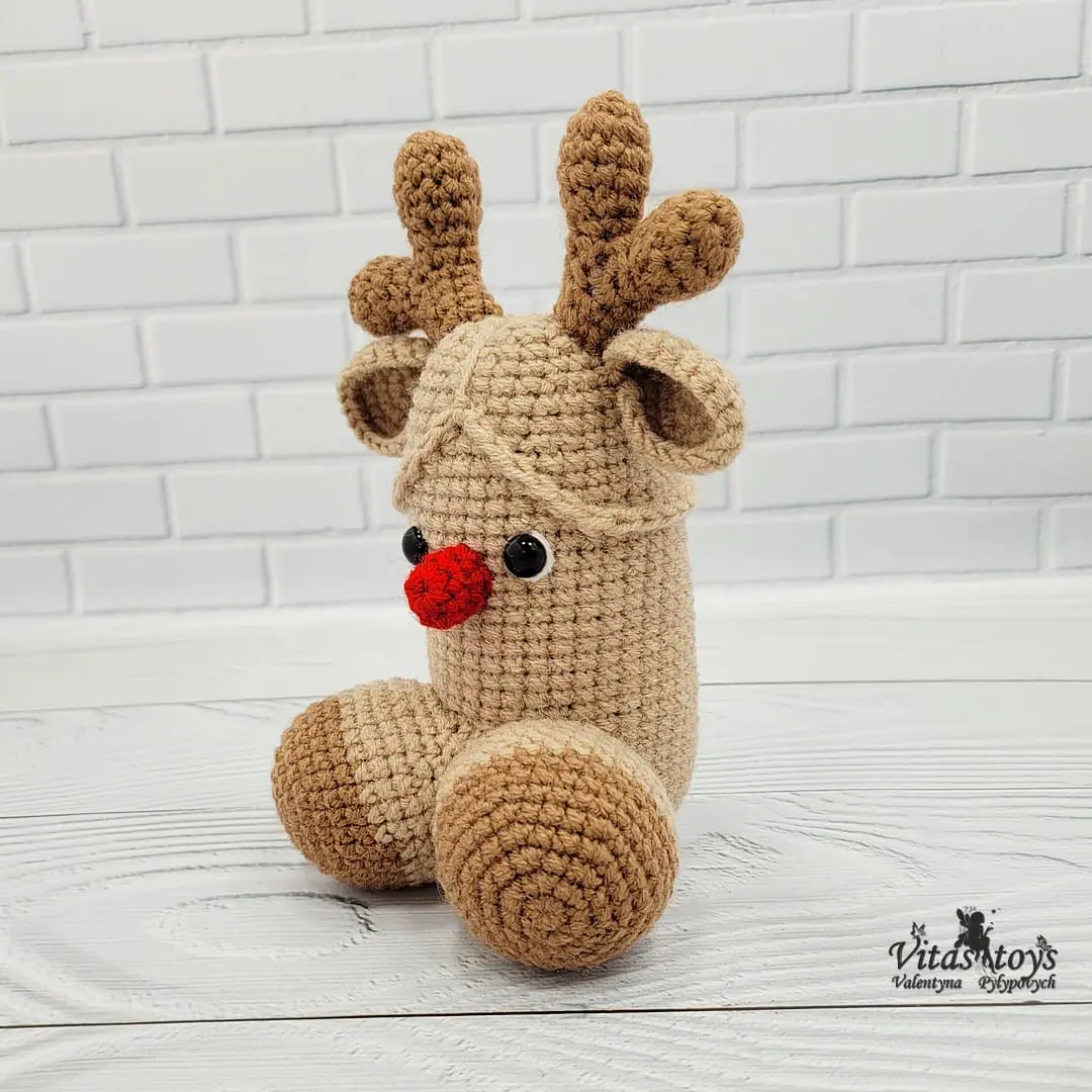 Amigurumi toy pattern Funny Penis Reindeer crochet toy 5 crochet deer Penis