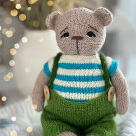 Teddy Bear, knitting PATTERN PDF,