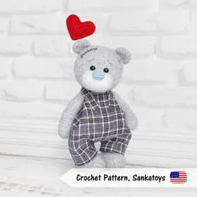 teddy in pants crochet pattern