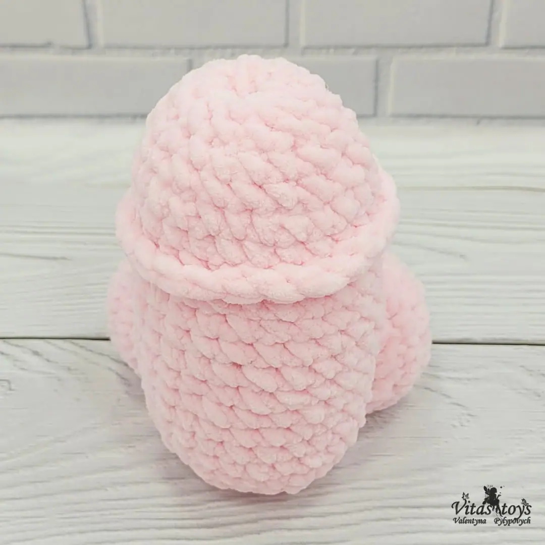 Amigurumi toy pattern Pink Penis plush crochet toy