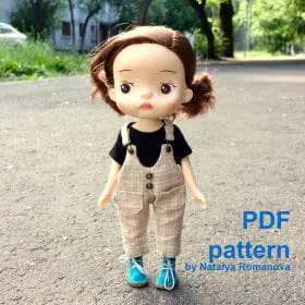 Jumpsuit pattern for Holala doll