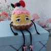 Fruit Tart Crochet Collectible Toy Cupcake Amigurumi