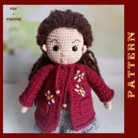 Milli Crochet Doll Pattern Amigurumi Doll PDF English Tutorial