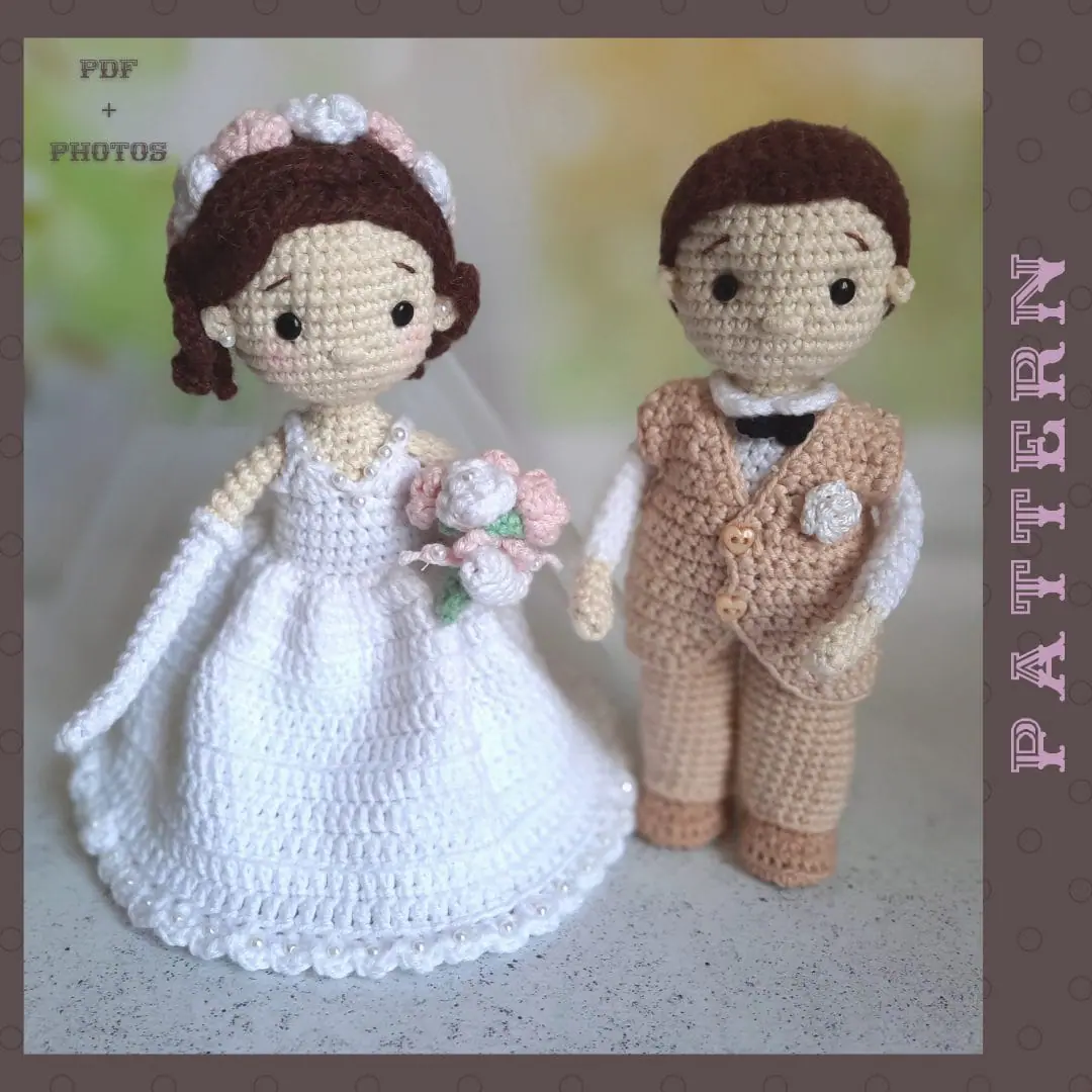 Muñecas de comunion  Crochet doll tutorial, Irish crochet patterns,  Wedding crochet patterns