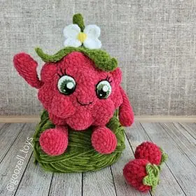 Crochet raspberry pattern