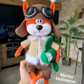Crochet Pattern Squirrel Pilot.
