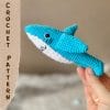Left shark crochet pattern
