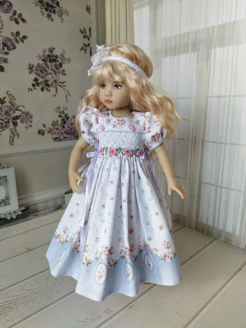 Flowers border smocked dress with hand embroidery 2 flowers border smocked dress with hand embroidery 2.jpg