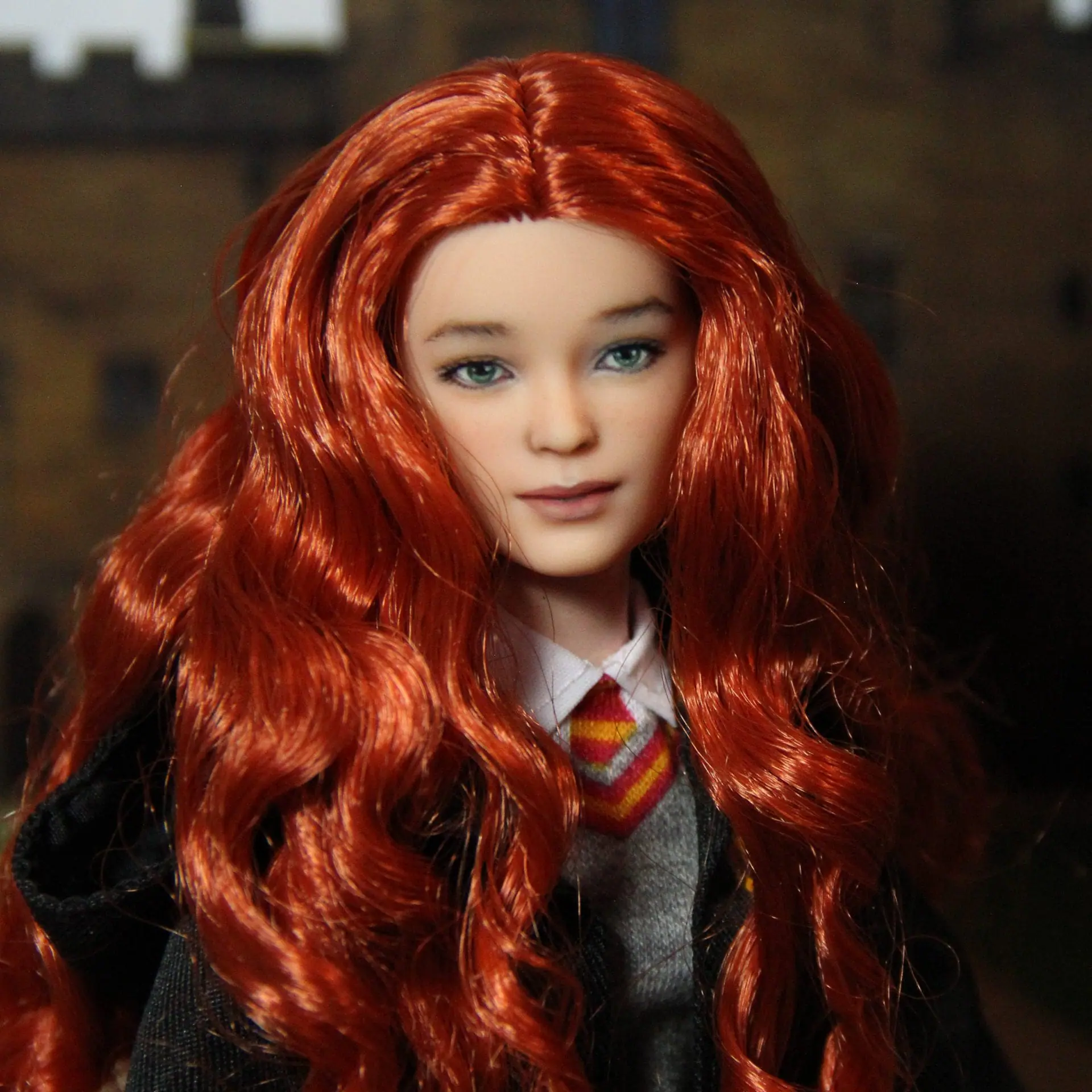 Castom Barbie Barbie Looks 13 cute ginger doll OOAK