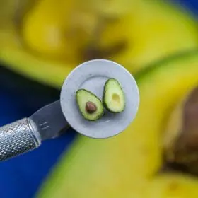 TUTORIAL Miniature avocado with polymer clay