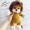 Lion Plush Crochet Pattern