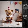 CROCHET PATTERN cute Cat / Amigurumi little Fish / PDF pattern