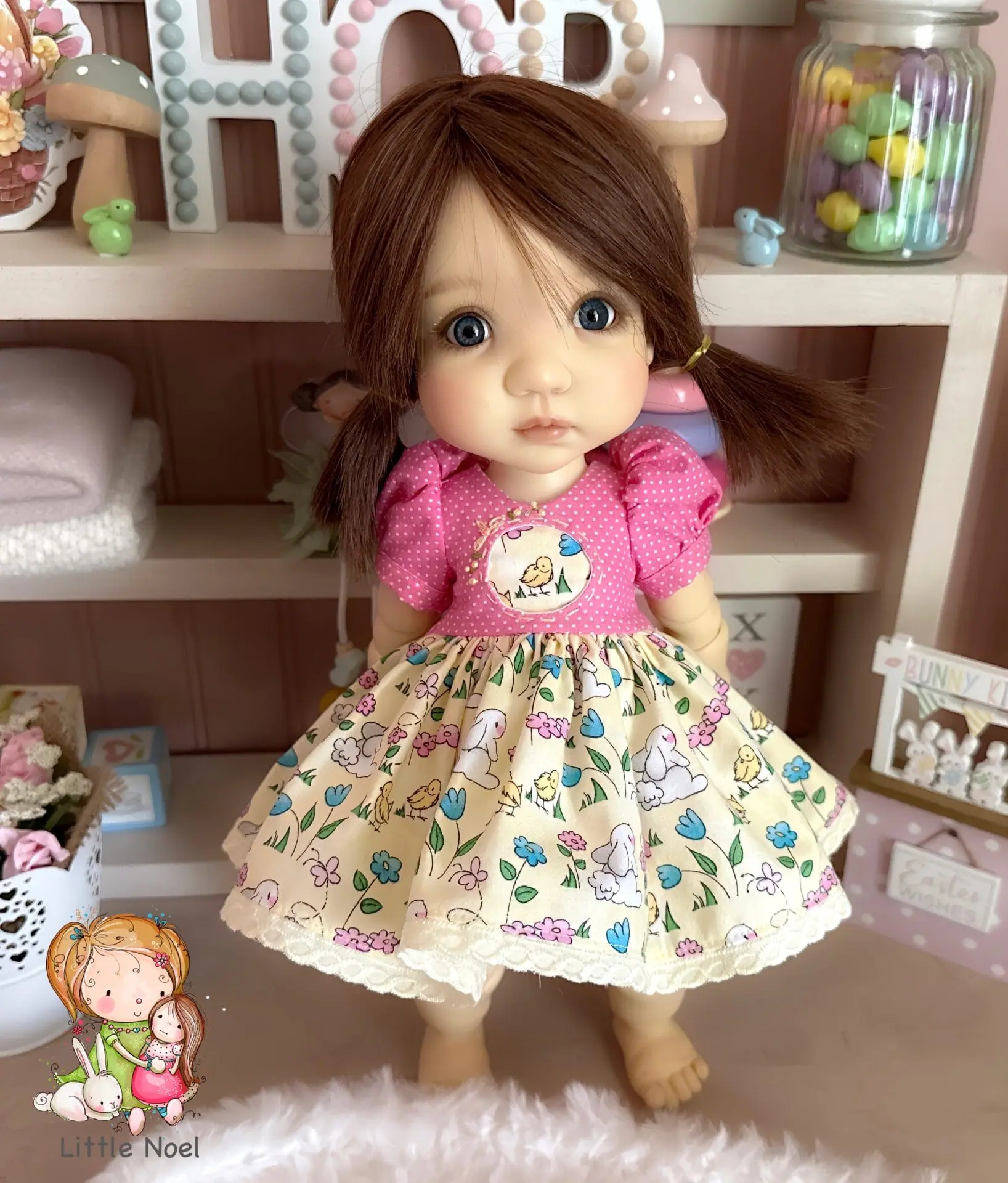 Ensemble 3 pièces d'hiver pour meadowdolls Moppets - La de