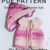 CROCHET PATTERN overalls and a gnome hat for teddy bear