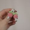 Knitted earrings from Luna Lovegood.