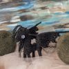 Black pegasus. A collectible toy.