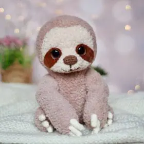 Pattern crochet cute sloth