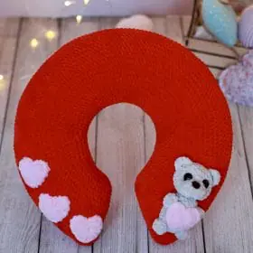 Pattern crochet pillow Valentines