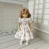 Heart embroidery roses smocked dress