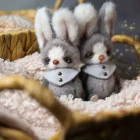 little cute bunny toy