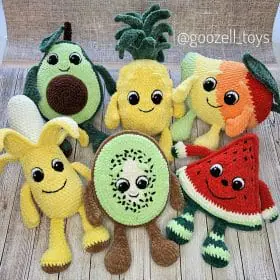 Crochet Fruits pattern