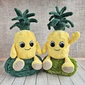 Crochet pineapple pattern