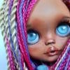 blythe doll custom afro braids