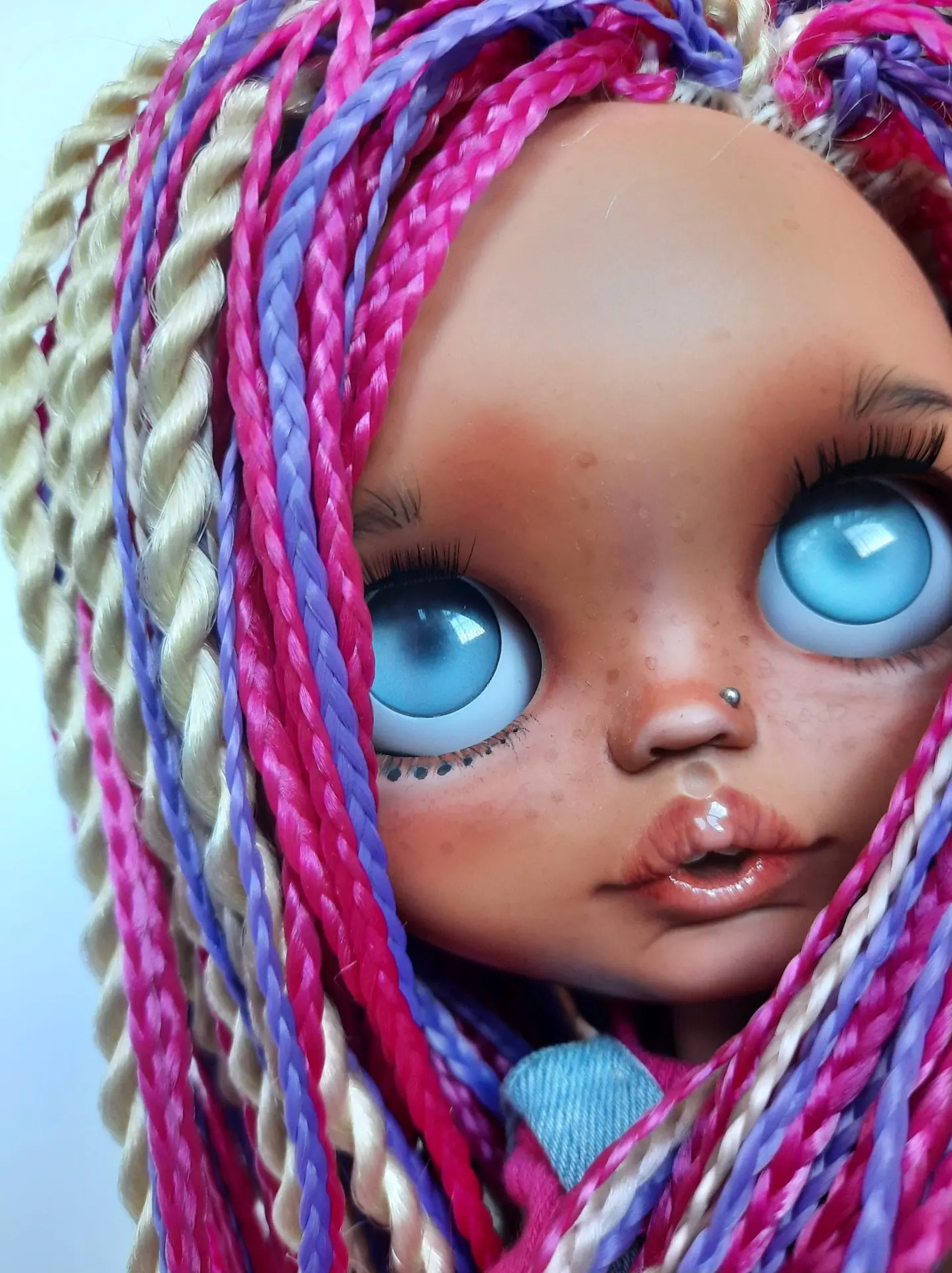 20240329_132913 blythe doll custom afro braids