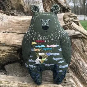 Bear Hidden meaning. Handmade