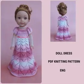 Wellie Wishers Doll Long Dress