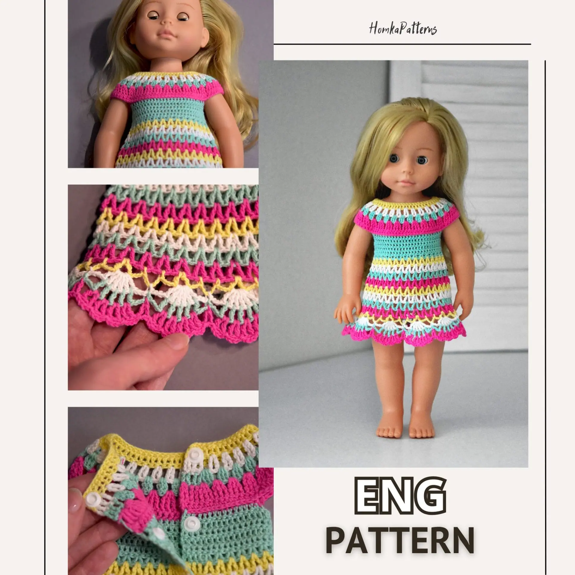 white christmas dresses Free Easy Red Heart Debutante Doll Dress Crochet Pattern