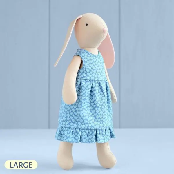PDF Large Bunny with Floppy Ears Sewing Pattern - DailyDoll Shop