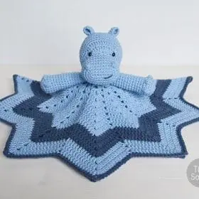 Smiley Hippo Lovey Crochet Pattern by Tillysome