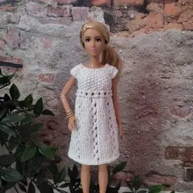 Barbie doll knitting pattern dress