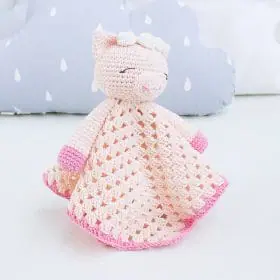 Sleepy Pig Lovey Crochet Pattern by Tillysome