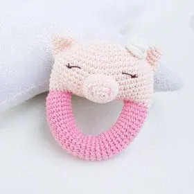 Pig Rattle Crochet Pattern by Tillysome
