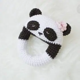 Panda Rattle Crochet Pattern by Tillysome