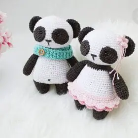Emma and Sam Pandas Amigurumi Pattern by Tillysome