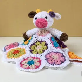 Happy Cow Lovey Crochet Pattern by Tillysome