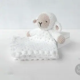 Sleepy Sheep Lovey Crochet Pattern by Tillysome