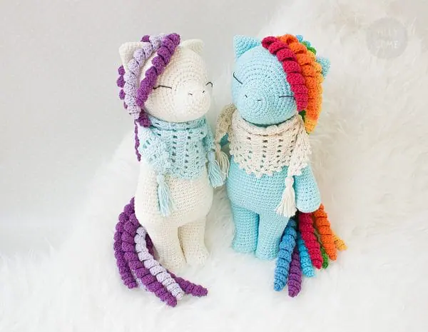 Rainbow the Pony Amigurumi Crochet Pattern by Tillysome