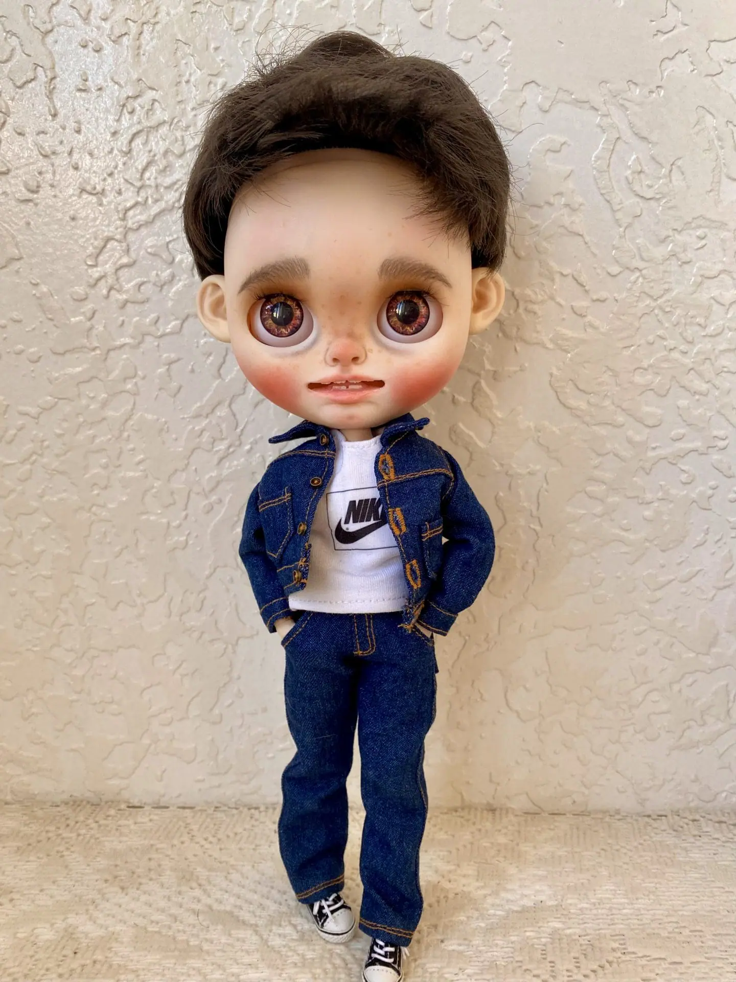 Custom blythe doll Boy