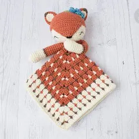 Sleepy Fox Lovey Crochet Pattern by Tillysome