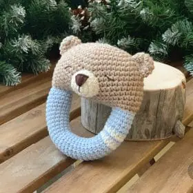 Teddy Bear Rattle Crochet Pattern by Tillysome
