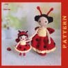 Ladybird crochet doll pattern