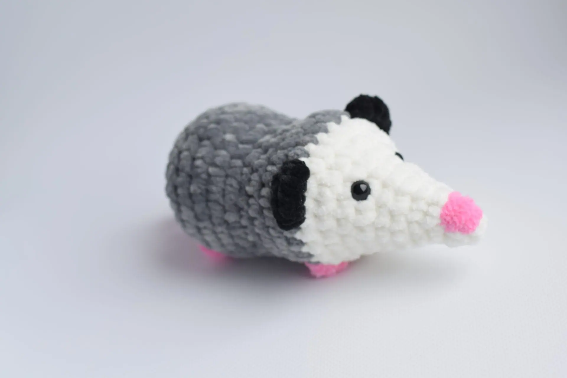 Opossum plush toy physical item, possum emotional support toy 2 dsc 6665.jpg