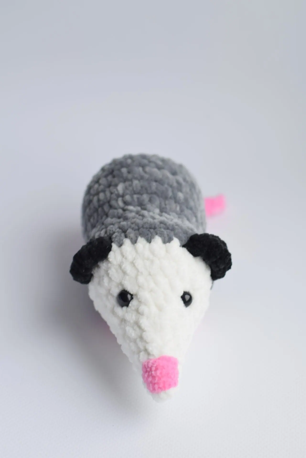 Opossum plush toy physical item, possum emotional support toy 1 dsc 6667.jpg